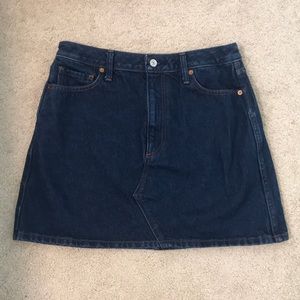 Abercrombie & Fitch Dark Denim/ Jean Skirt - 8